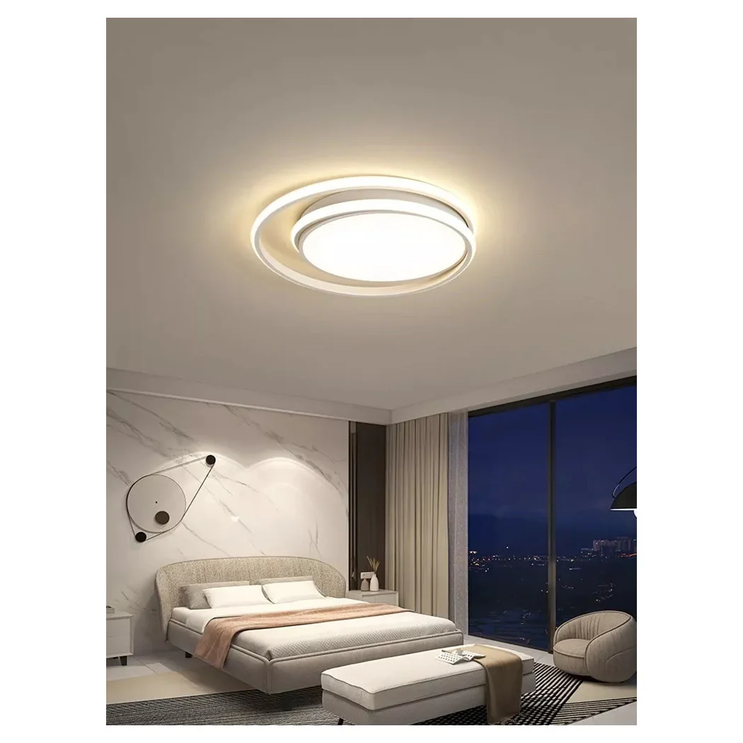 Círculo de techo de techo LED 60W Circular blanco moderno Luz natural 50156