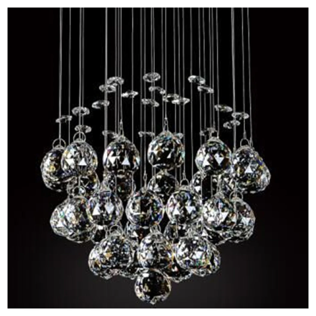 Lámpara de araña con cristales lámpara de gota de techo gu10 colgante suspensión 90620