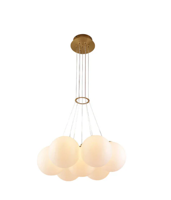 Colgante de luz Chandelier 3000K-6500K LED 48W Espiral blanco VORTICO HORIZONTAL 01134