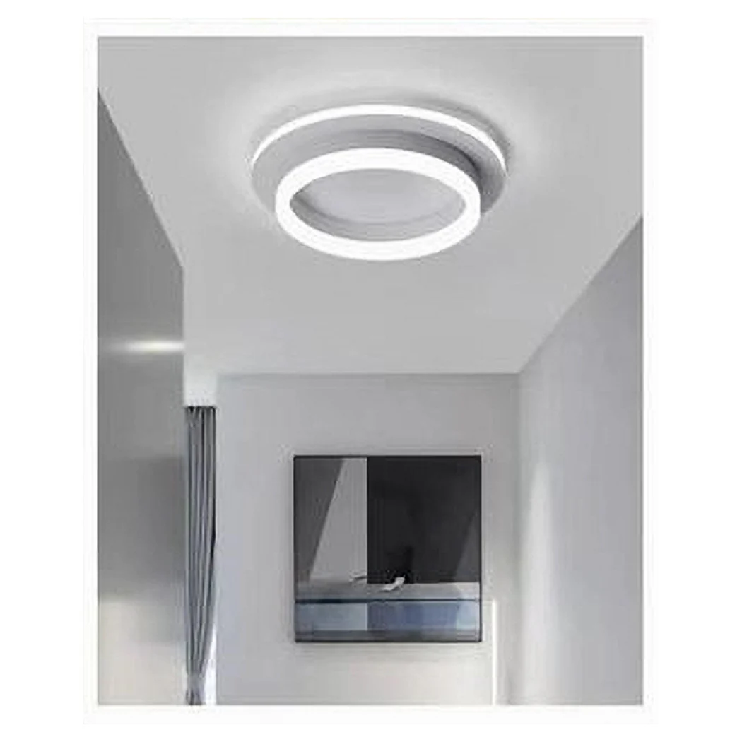 Luz de techo LED 27W Círculo redondo blanco Lámpara de techo de araña moderna 50490