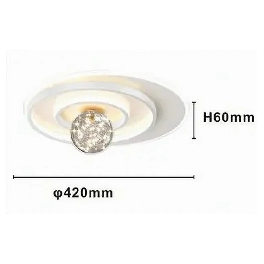 LED 48W Techo LED Círculo Espiral Espiral Esfera Redonda Luz Frío 70760