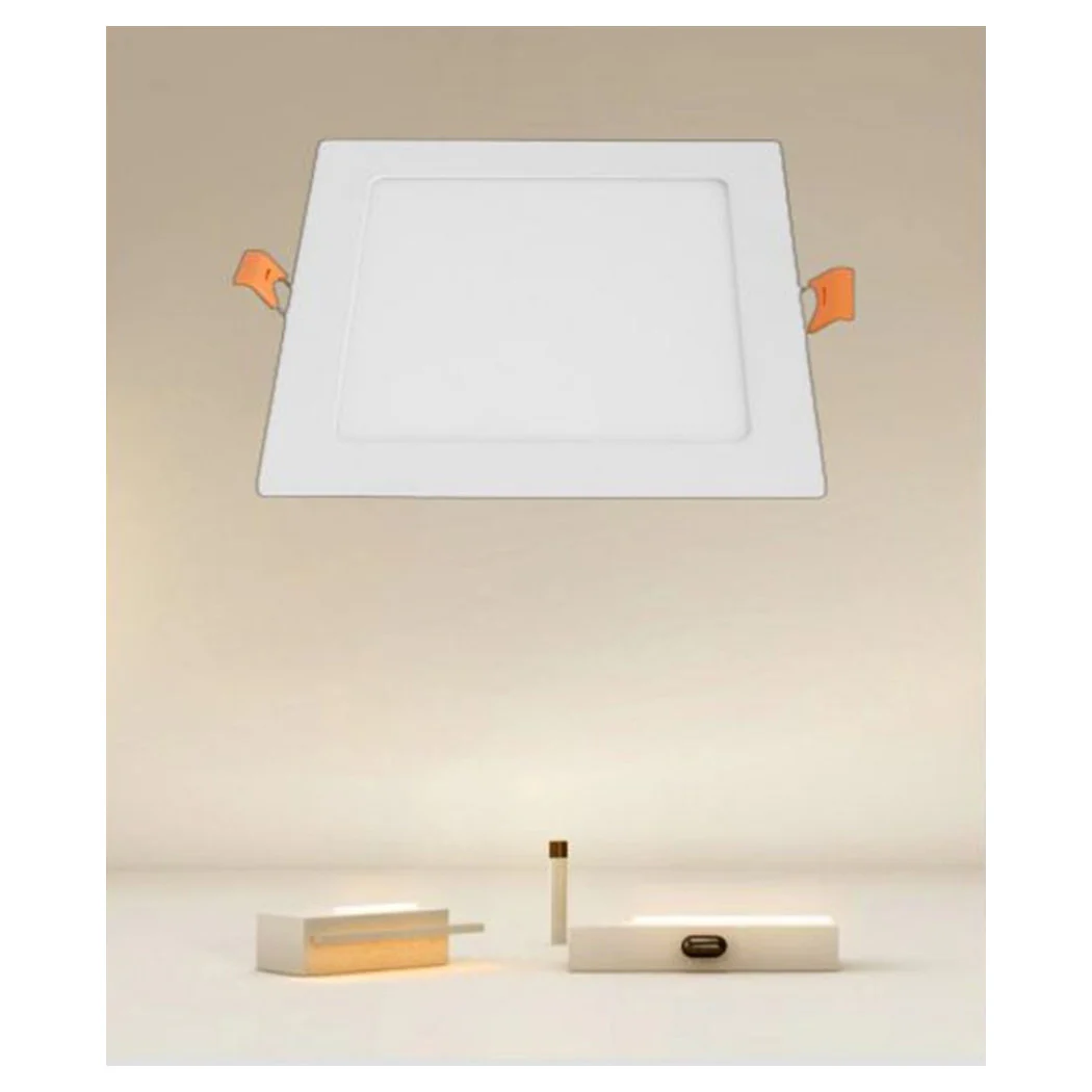 LED PANEL 12WATT POR INCASSO BIANCO 174MM LUCE 3000K-6500K IP20 00090