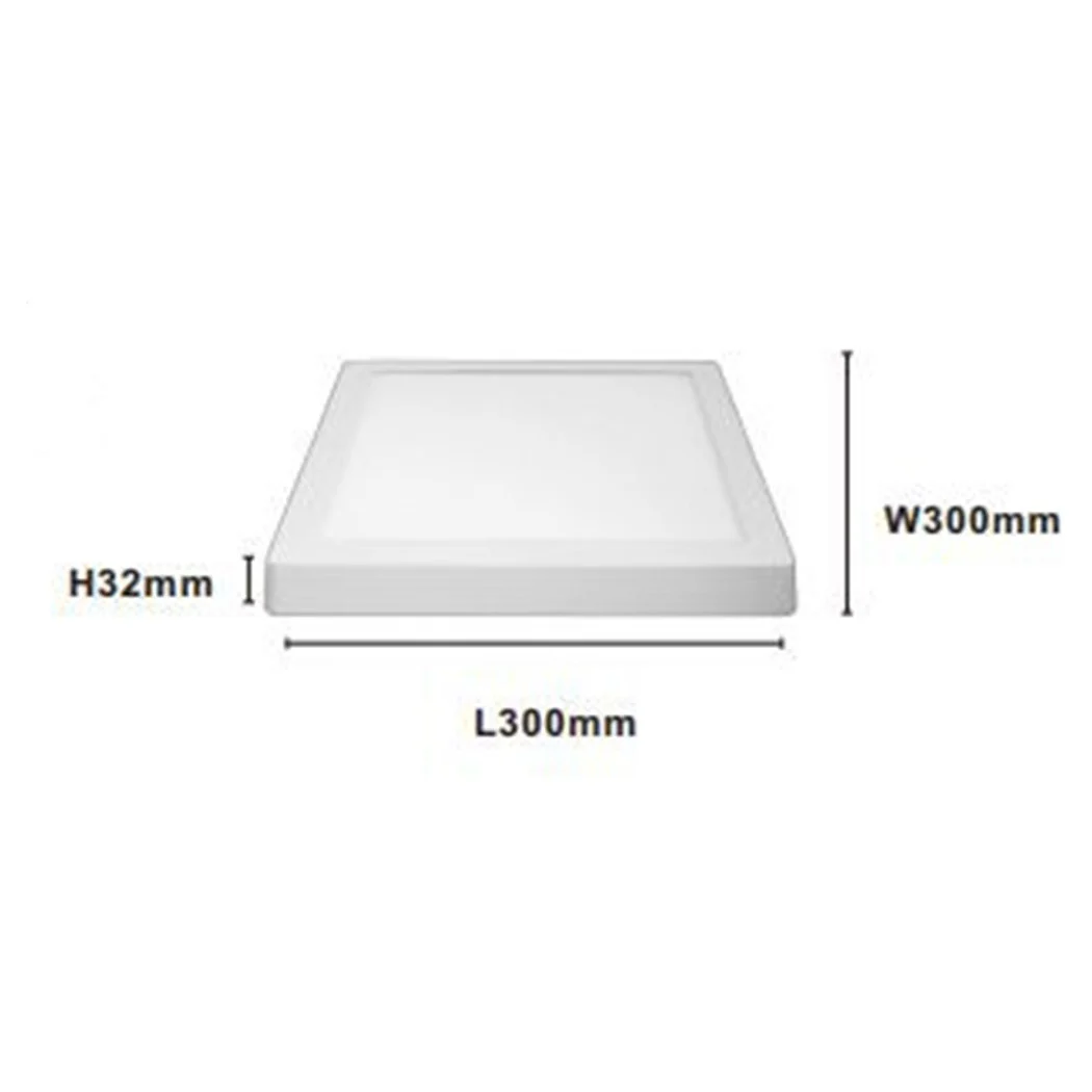 PLAFONIERA LED DA SOFFITTE 24W LUCE 3000K-6500K PARETE QUADRATO CON INTERRUTTOR 00199