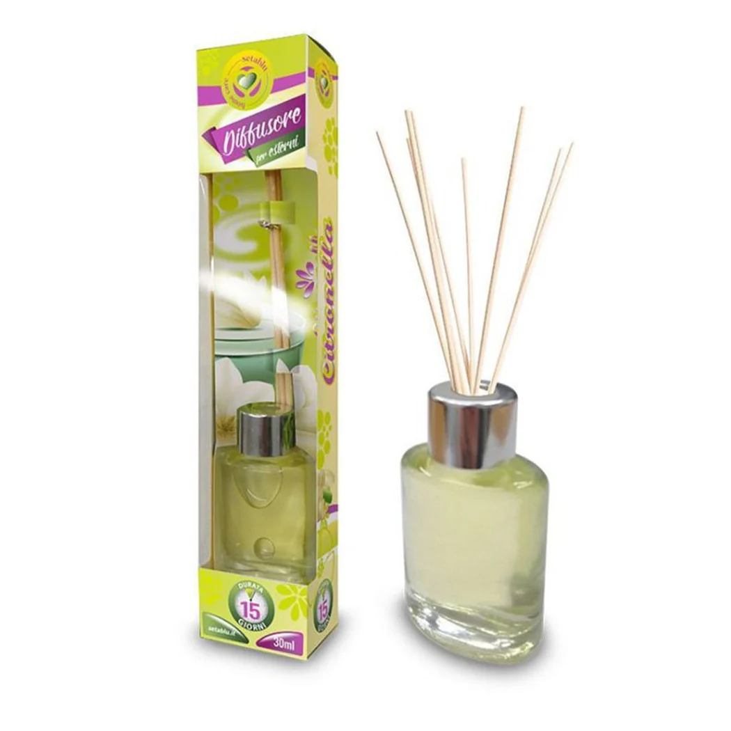 Set de 12pcs Difusor perfumado con 30 ml de palitos de Cyberella para exteriores 40047se