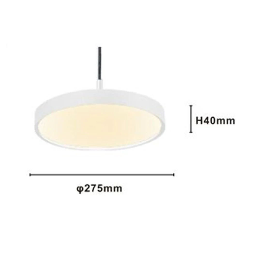 LED RESUMEN 40W WHITE CERCHIO MINIMAL LUCE 4000K 32873