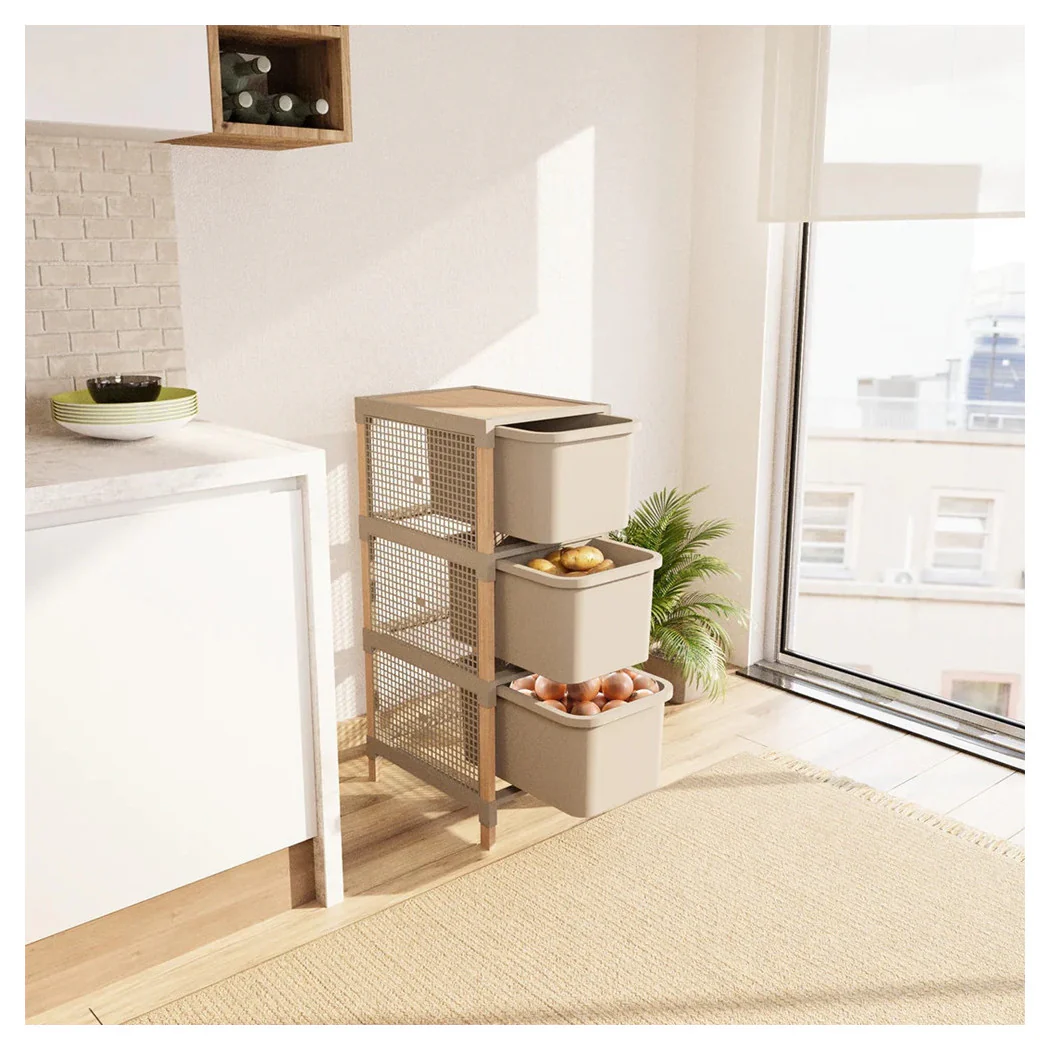 3 cajones Cajoneos multipropósito para organizar ropa Accesorios para el hogar Baño Hogar