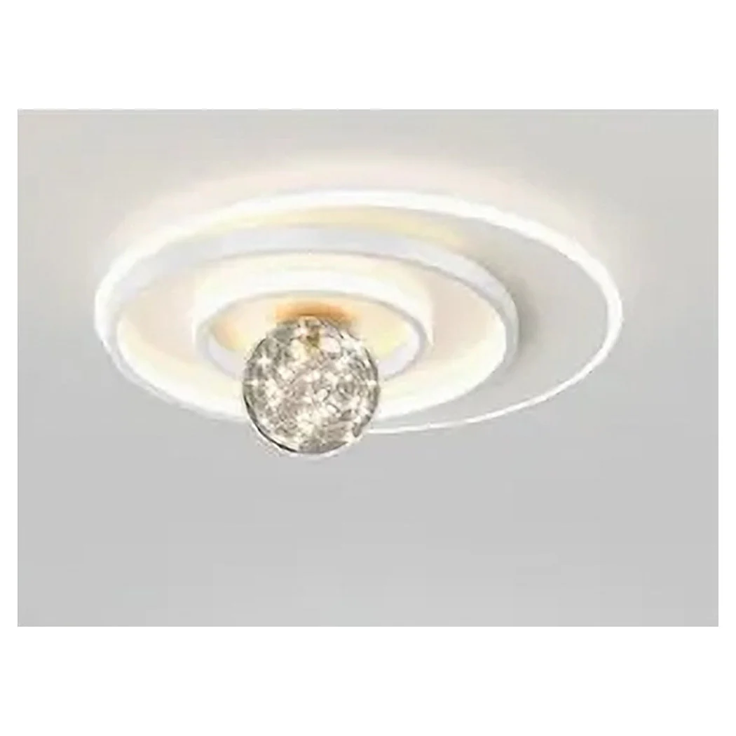 LED 48W Techo LED Círculo Espiral Espiral Esfera blanca Araña Redonda Luz natural 70753