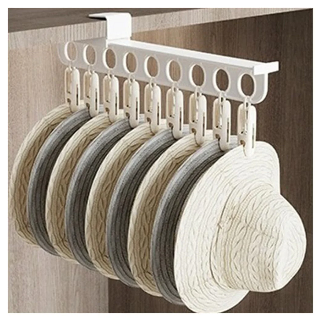 Percha de gancho de percha Pantalones Pantalones Bufandas Organizador Resistente