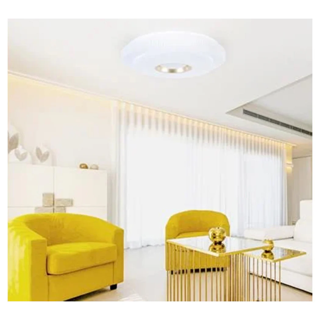 PLAFONIERA LED LAMPADA DA SOFFITTO 45W LUZ BIANCO FRED 6500K ORO BIANCO 45502
