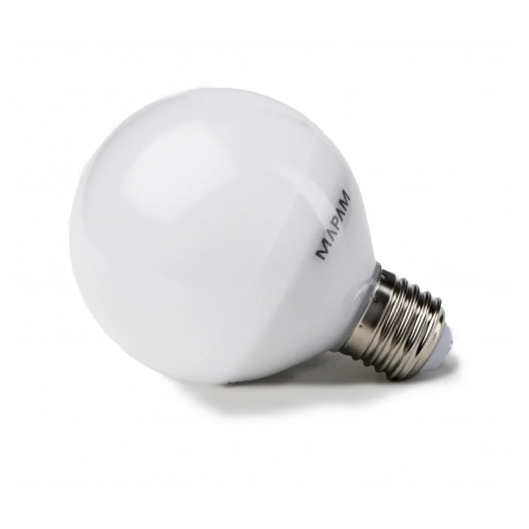 LAMPADINA LED E27 GLOBO G80 8W LUZ CALDA 3000K BULBO SFERA ALTA QUALITY 00159