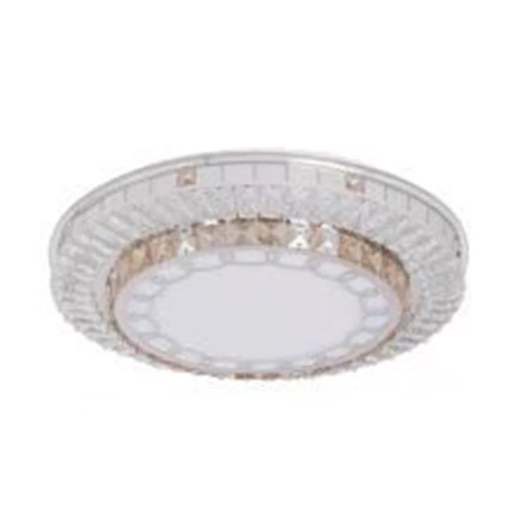 Luz de techo de techo 65W Ø50cm diseño LED Cristales en capas Cadena de luz fría 10805
