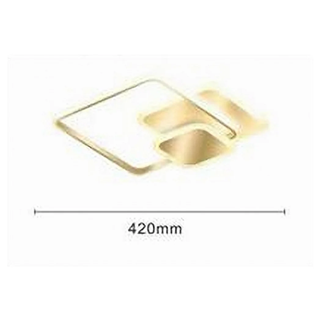 Luz de techo natural LED cuadrado LED 50W Lámpara de techo de oro moderno 50071