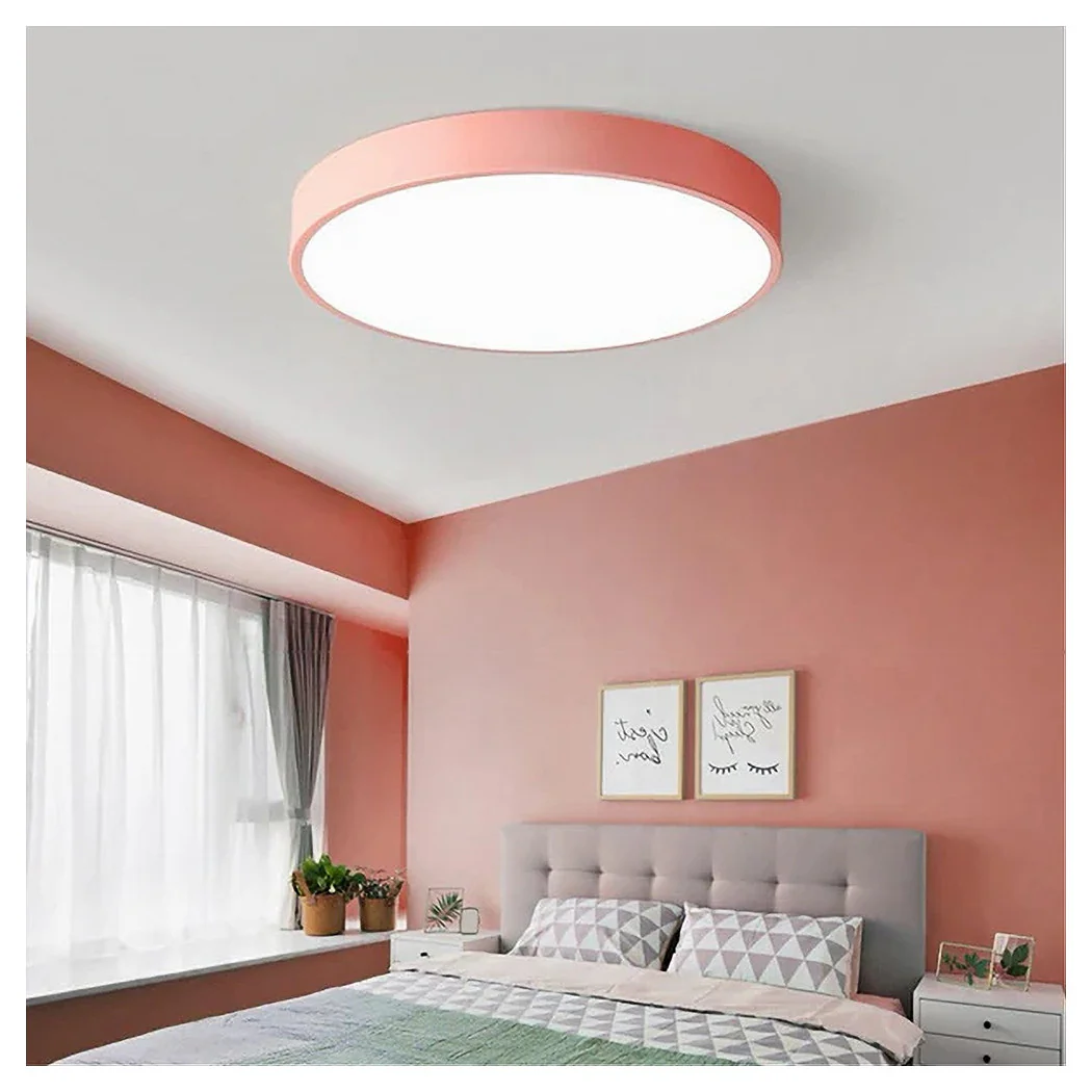 PLAFONIERA LED 70W ROTONDA LAMPADA DE ROSA LAMPADARIARIO LUCE FREDDA 02614