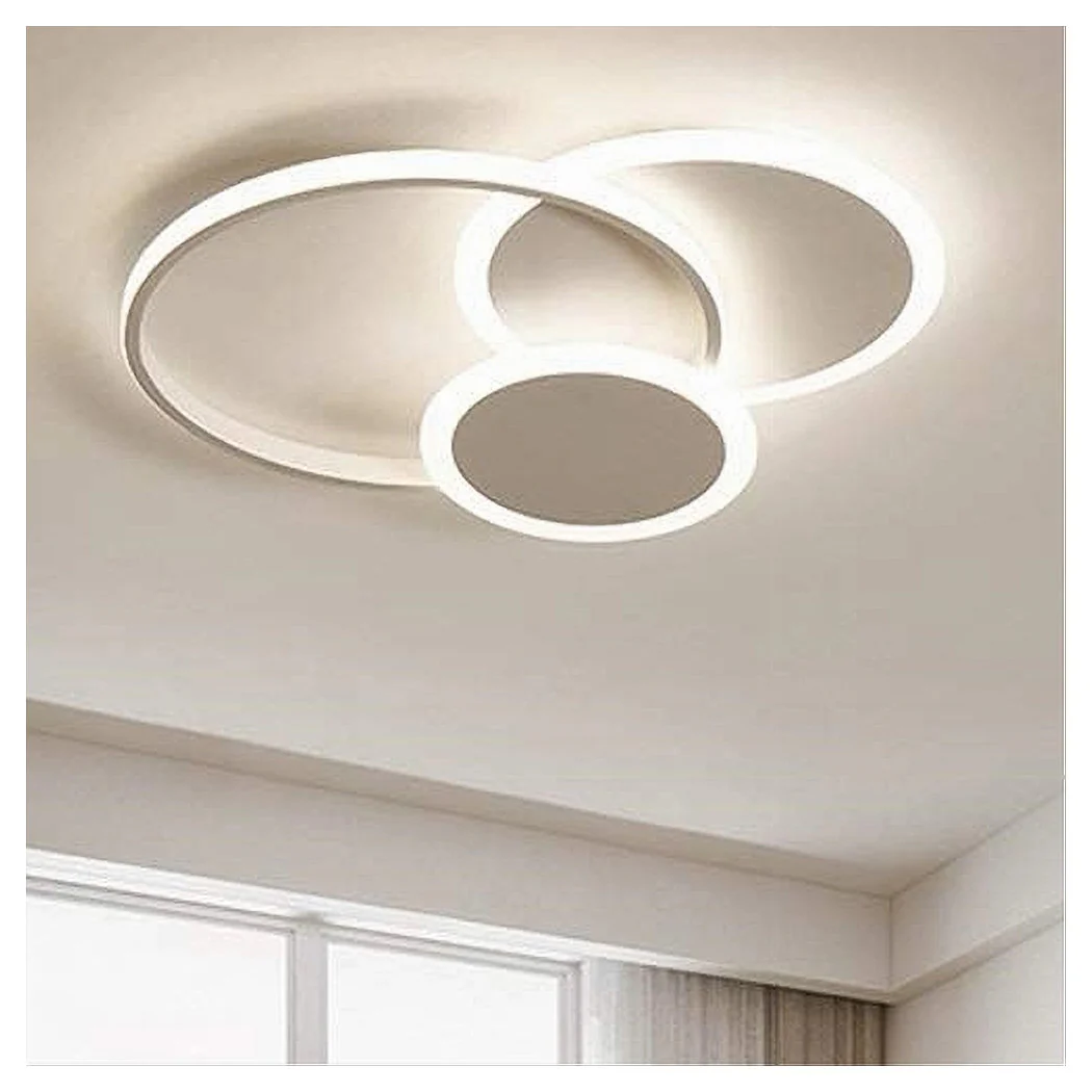 Luz natural Luz de techo Luz de techo 38W araña moderna techo blanco 50019