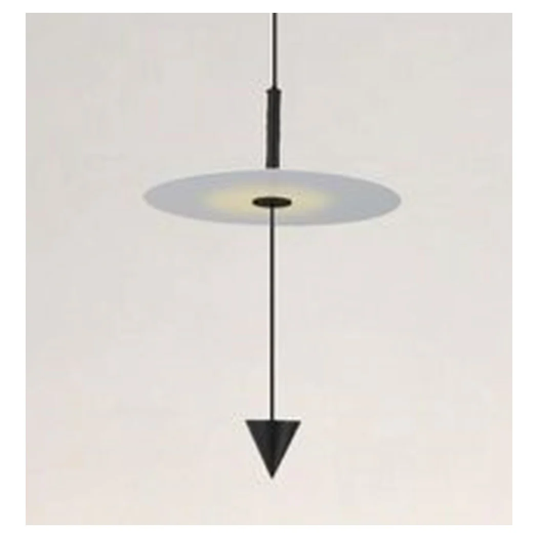 LAMPADA 12W LUZ LED 4000K DISCO BIANCO Ø23CM CON NERO 32996