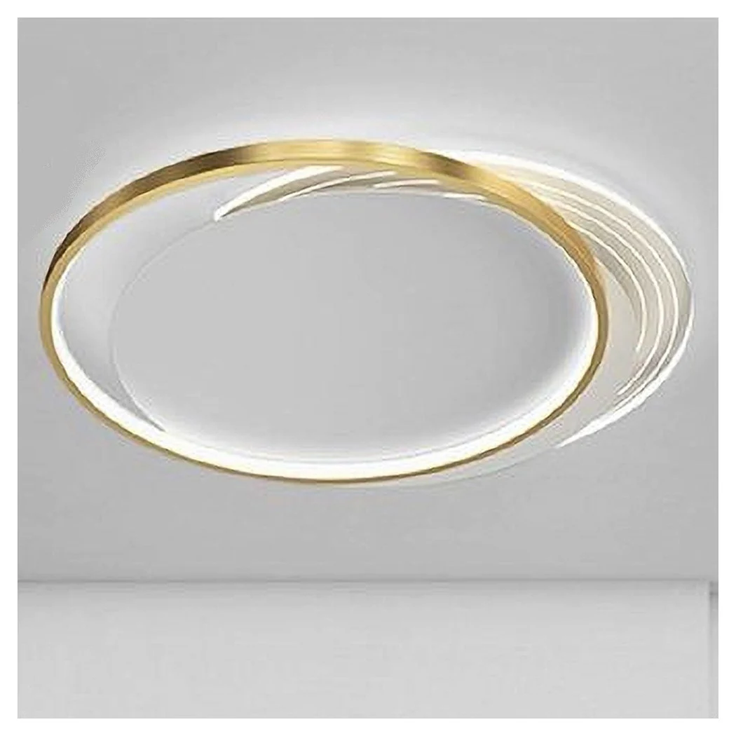 Techo LED de 30 vatios LED Círculo Oro Araña de techo Luz redonda 70722