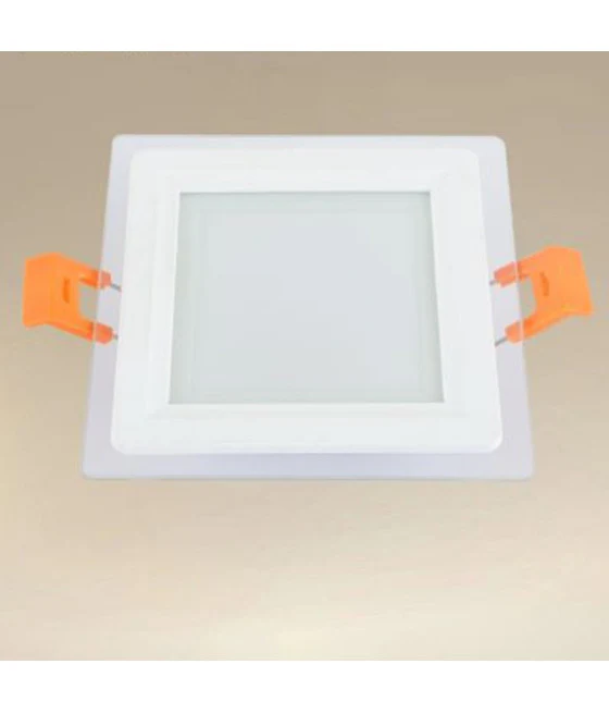 LED 60W 2 QUADRATI CON TELECOMANDO DESIGN MODERN ORO 71200