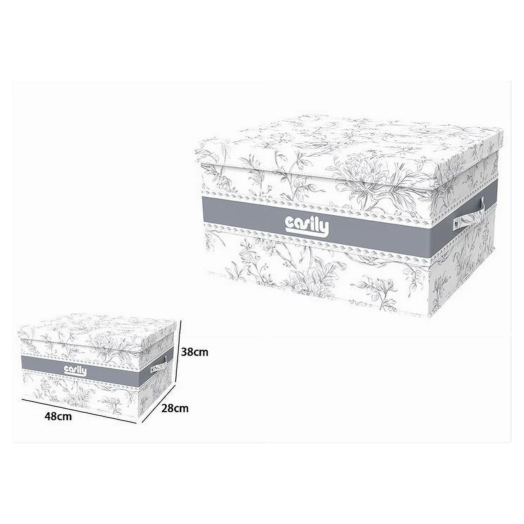 Box Rack Guardar caja Organizador de contenedores 48x38x28cm Fantasy 87322