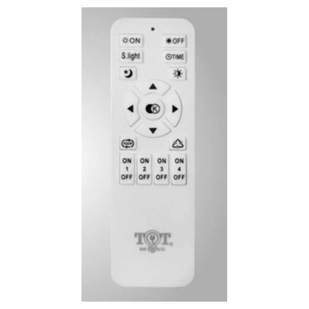 112W 3 araña cuadrada de suspensión LED con control remoto Modern Gold 71231 Design