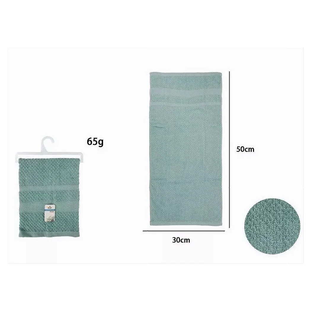 Toalla de baño Invitado en algodón suave 30x50cm 65gr Celeste Color 79496