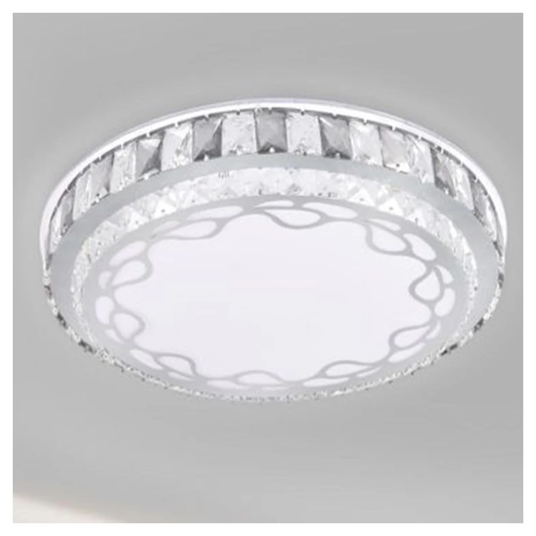 Luz de techo de techo 65W Ø50 cm LED Cristales en capas Decoración Abstracto Luz de frío 33904