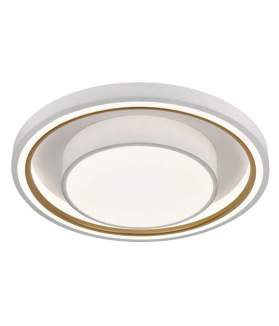 PLAFONIERA SOFFITTO 60W Ø50CM LED TONDO STRATI CON CRISTALLAL LUCE FREDDA 13675