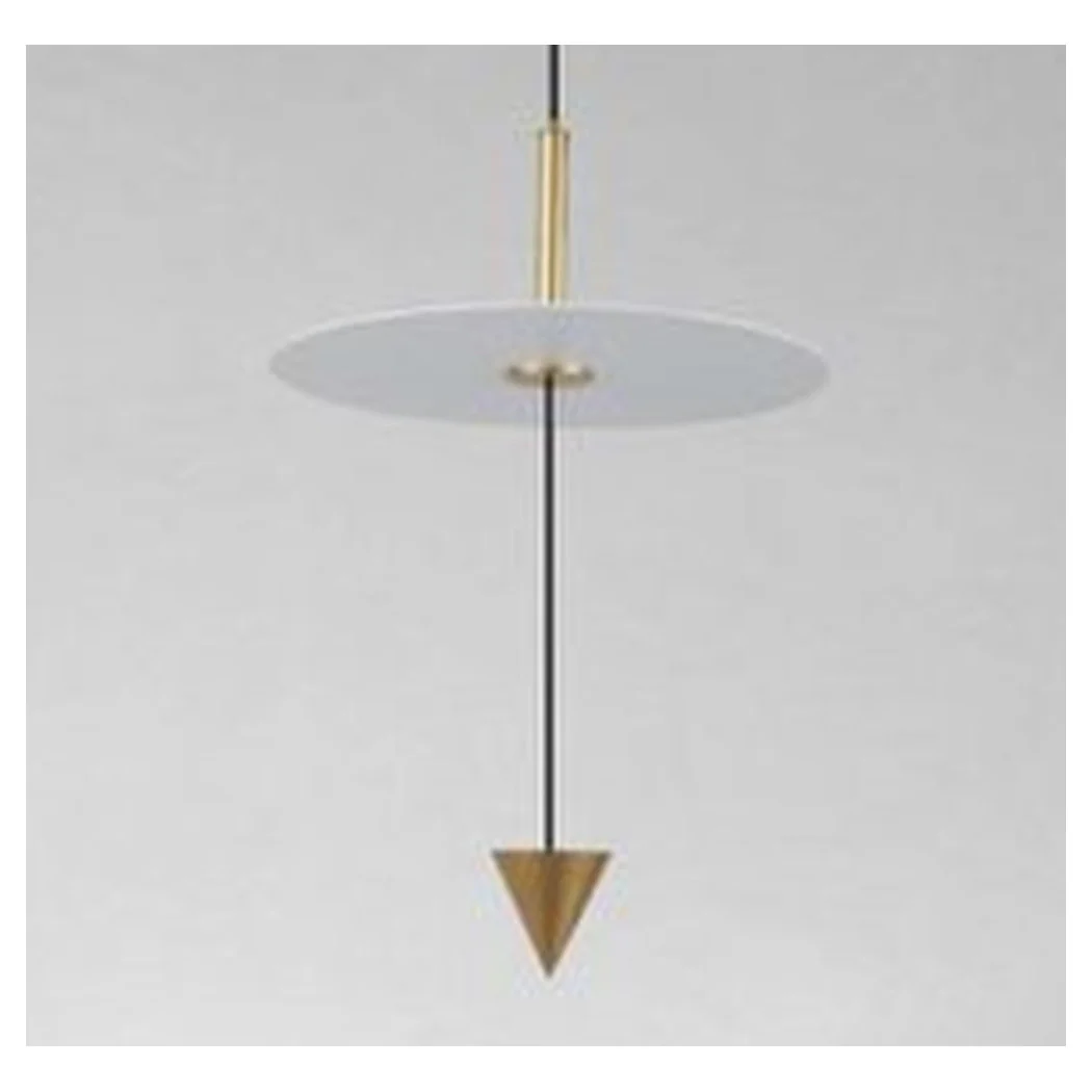 LAMPADA 12W LUZ LED 6500K DISCO BIANCO Ø23CM CONO ORO 33023