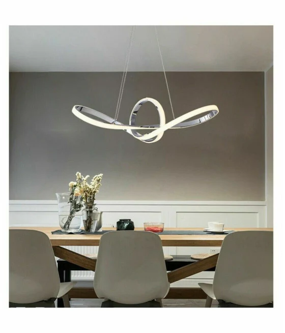 6500K LED colgante araña 12w disco placa placa blanco blanco redondo 33122