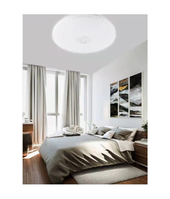 Anillo de lámpara de techo redondo diseño moderno araña decorativa