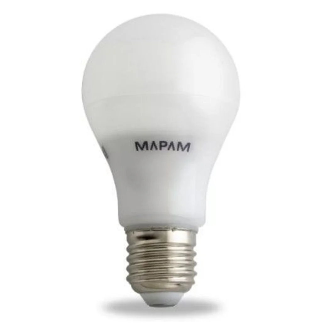 LAMPADINA LED ATTACCO E27 BULBO A55 7W GLOBO LUCE FREDDA 6500K ALTA QUALIDAD 00067