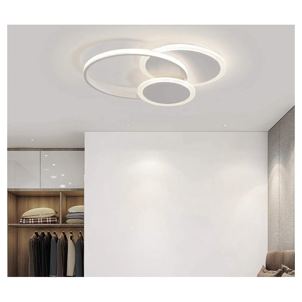 LED LED LED LED LED RIMS 38W Araña de techo blanco moderno 50026