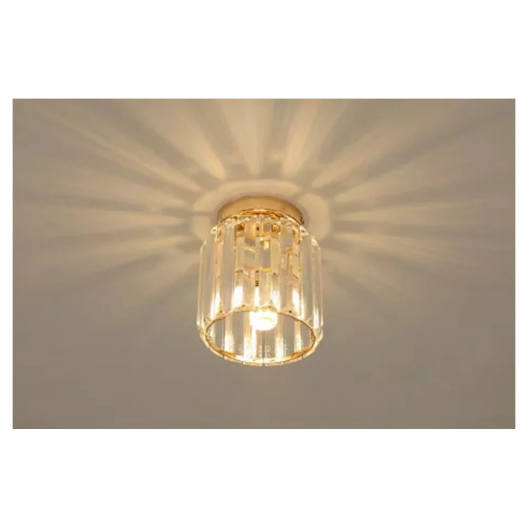 E27 Techo en el techo de techo de techo de oro en el diseño elegante de diseño de cristal