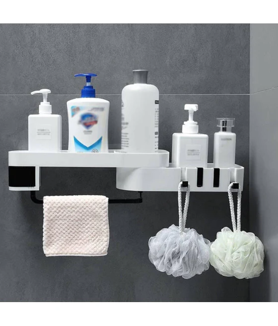 Toalla de natación Invitado en algodón suave 30x50 cm 65 gr color gris 79499