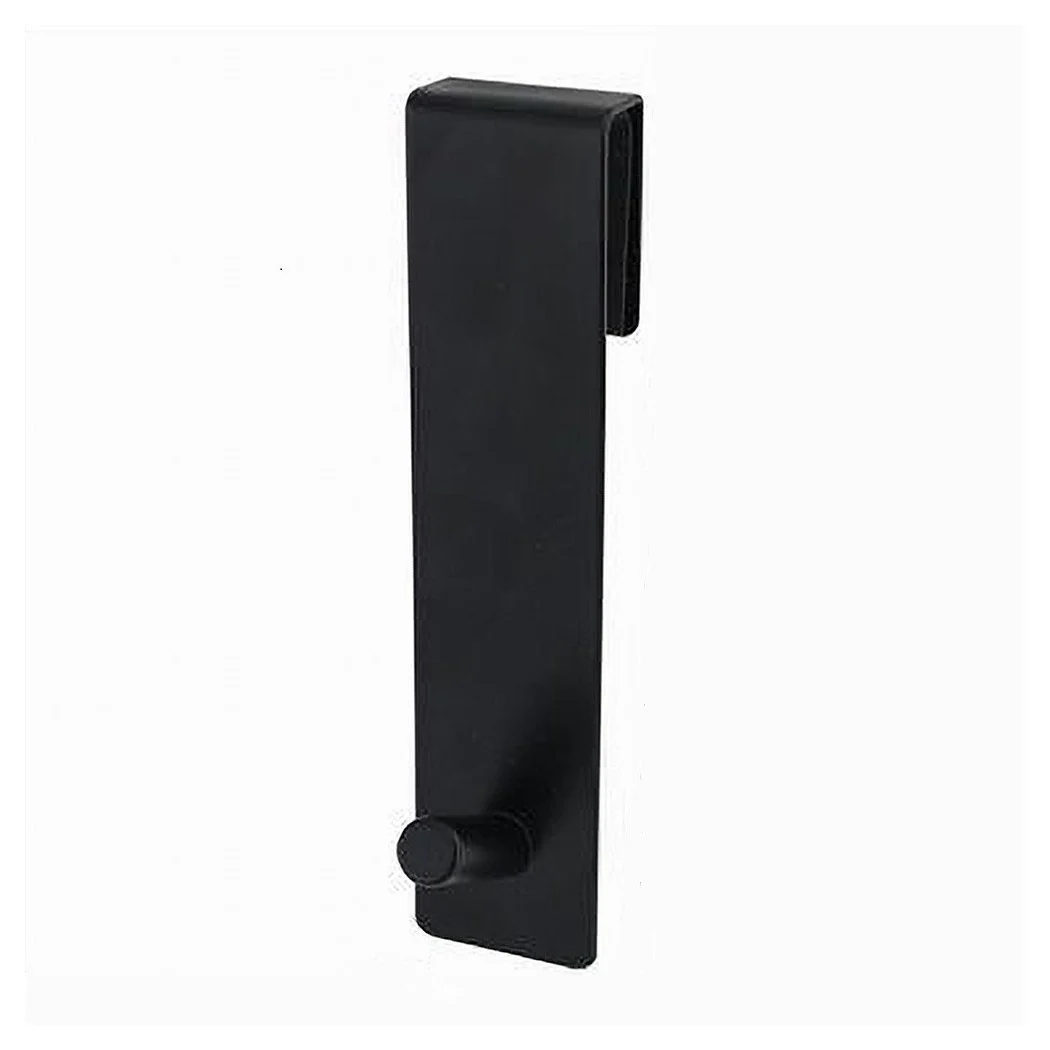 Hook para ducha Caja de baño Caballo de baño Baño 4x13.5 cm negro 87769