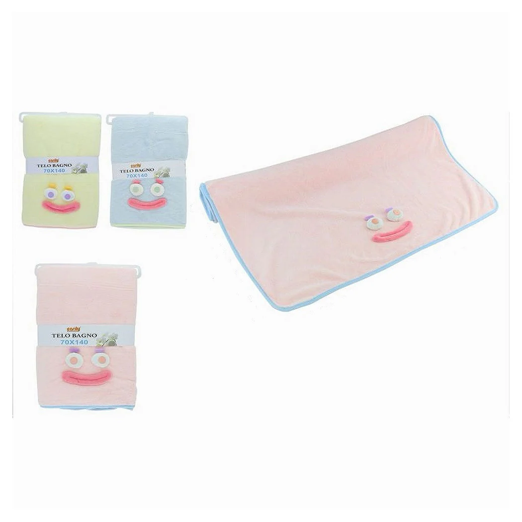 Toalla de baño de 70x140 cm Tela de tela con cara 3 colores 10738