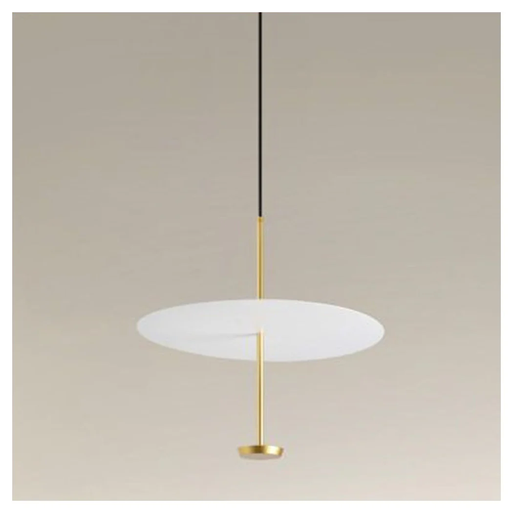 LUZ SUMMARY 6500K LED 18W DISCO PARALUM PIATTO BIANCO ORO TONDO 33207