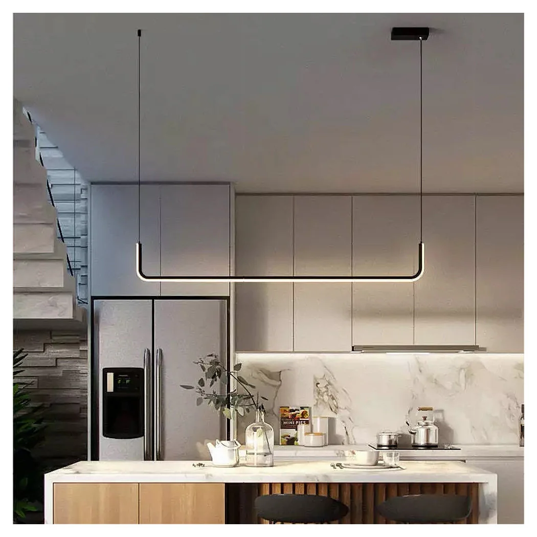 Lámpara de araña de suspensión 21W lineal horizontal Minimal Moderno Moderno LED LED 50445