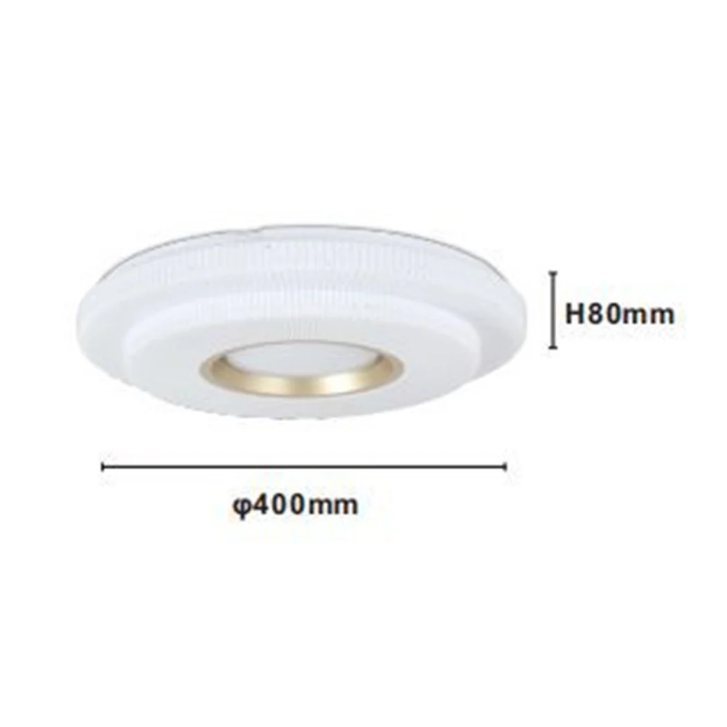 PLAFONIERA LED LAMPADA DA SOFFITTO 45W LUZ BIANCO FRED 6500K ORO BIANCO 45502