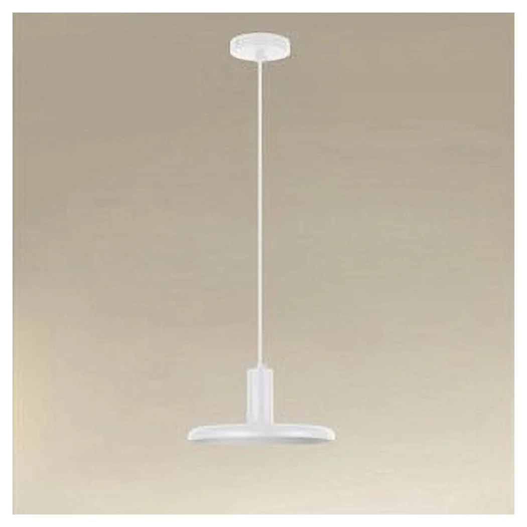 Lámpara colgante de diseño moderno con pantalla de hierro blanco E27 IP20 33740