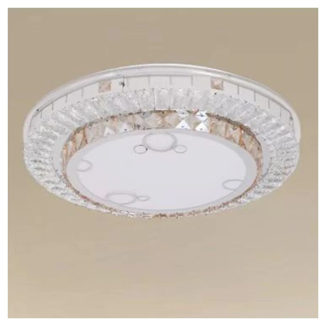 Luz de techo de techo 45W Ø40cm Diseño de capa LED con cristales Burbujas Luz fría 68551