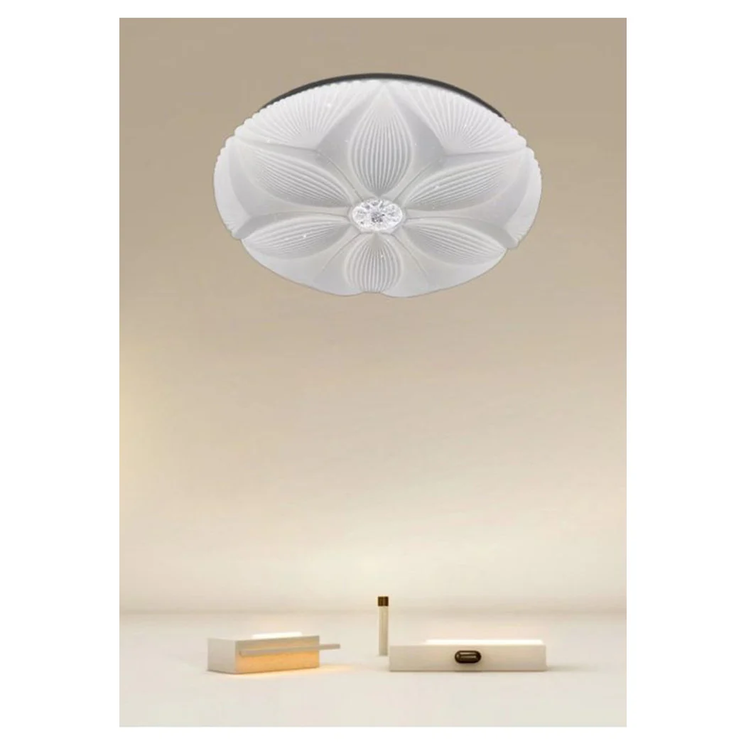 LED Techo LED Techo Flor de techo Decoración 45W Lámpara blanca Luz fría 6500K IP20 71771