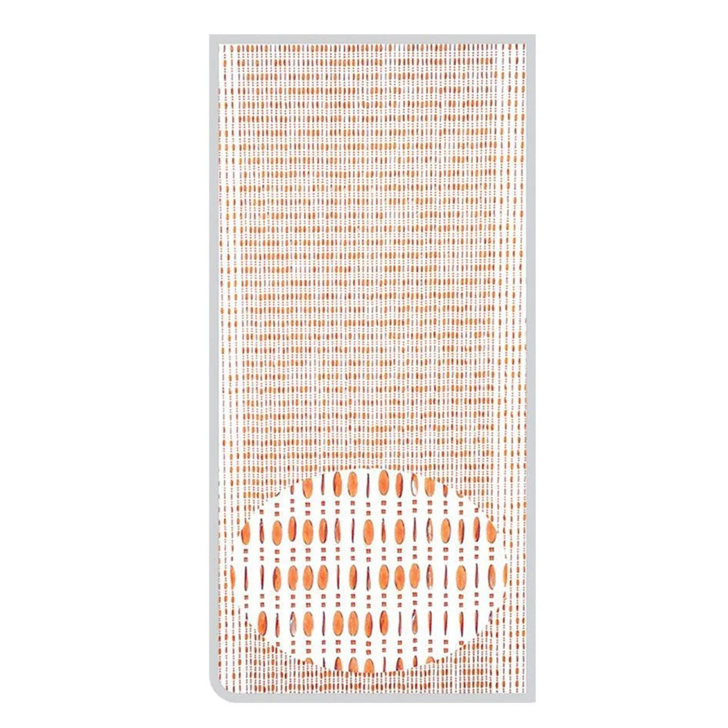 Tienda de mosswing con cables Beads Brown PVC 100x220 cm Decoración TPL10 017330