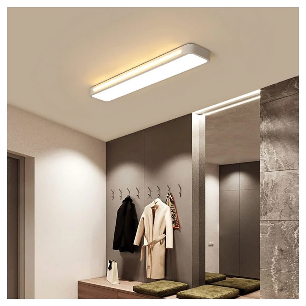 PLAFONIERA LED 18W BIANCO SOFFITTO RETAILES STRISCIA MODERN LUCE 4000K 50194