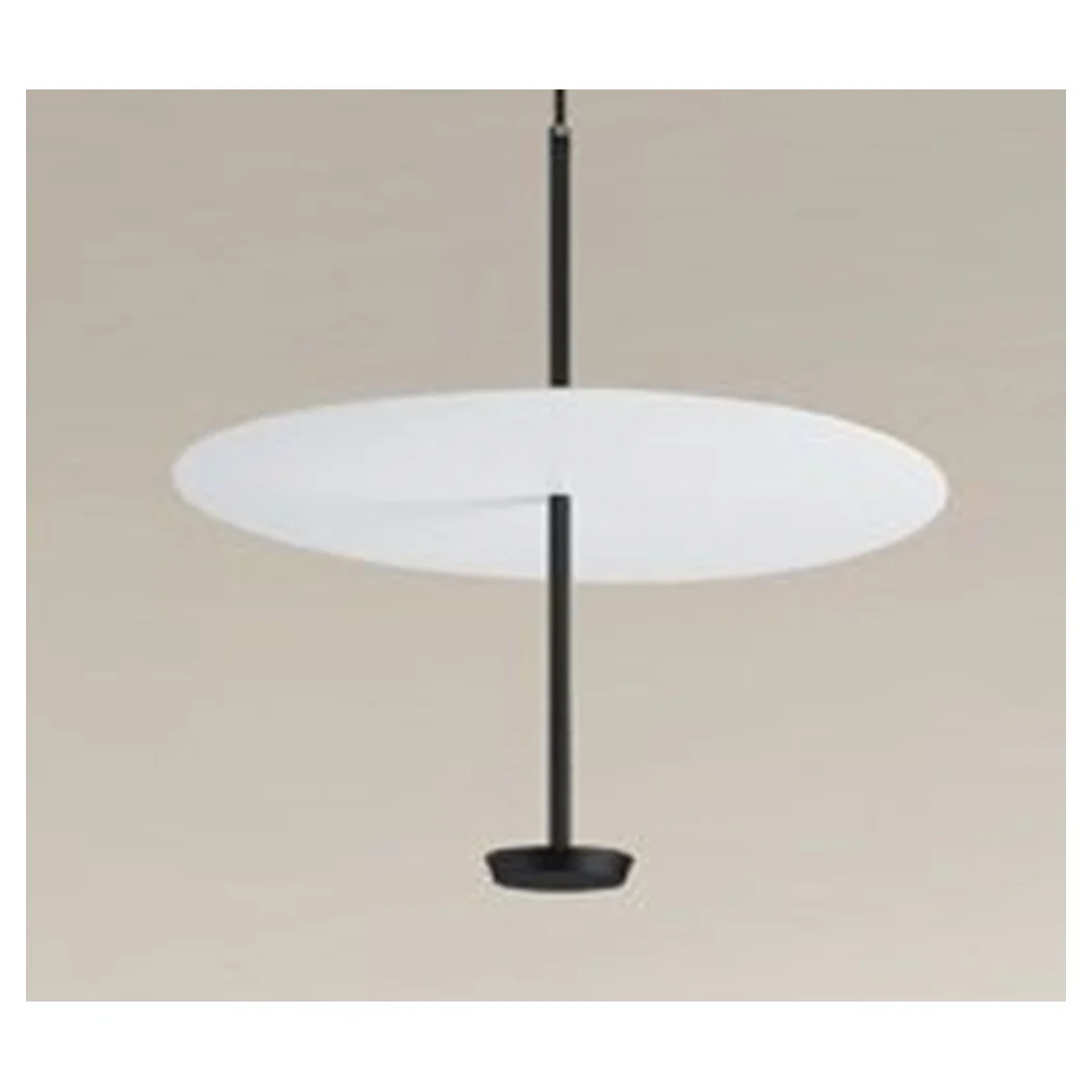 18500K Luz colgante araña LED 18W disco placa placa blanco negro redondo 33184