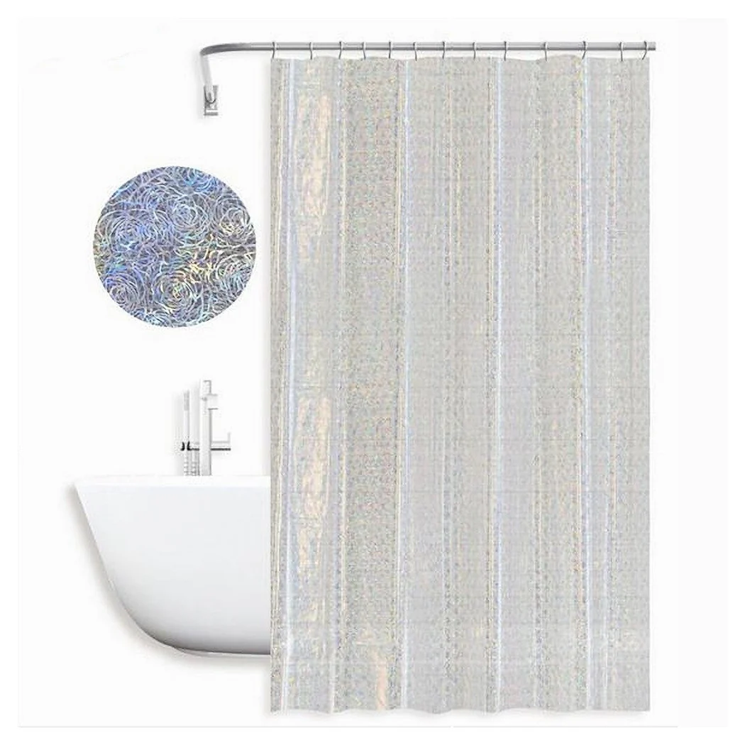 Diseño abstracto de la bañera de la tienda de la ducha con 12 ganchos 180 x 180 cm 87187