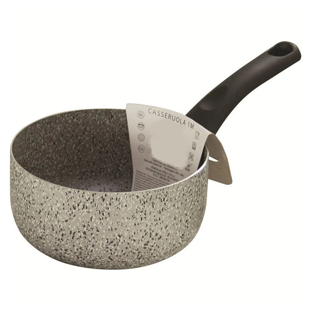 Cacerola antiadherente con mango ergonómico de utensilio de cocina de 16-20 cm