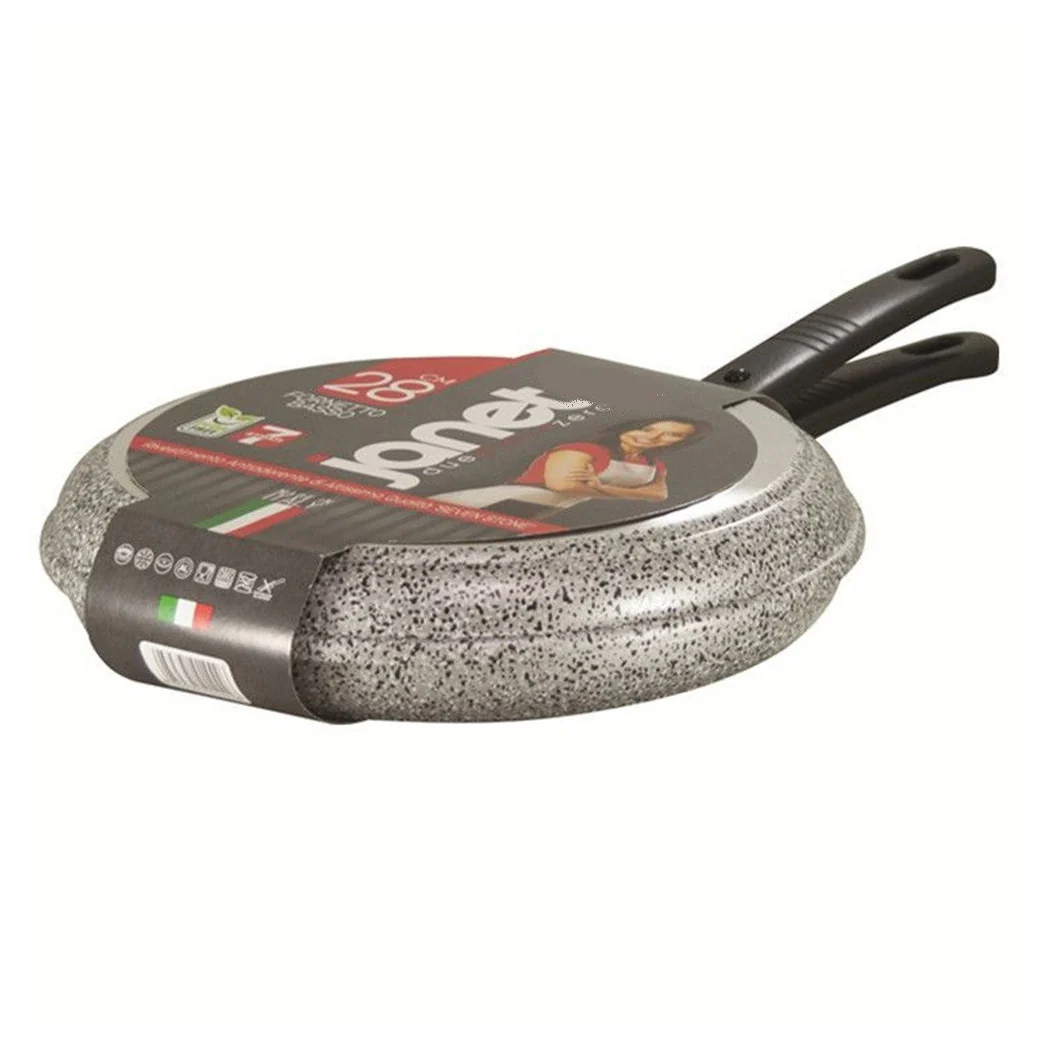 Patada de arbusto en forma de posición Ø28cm 7 capas PFOA gratis con manijas extraíbles 037852m