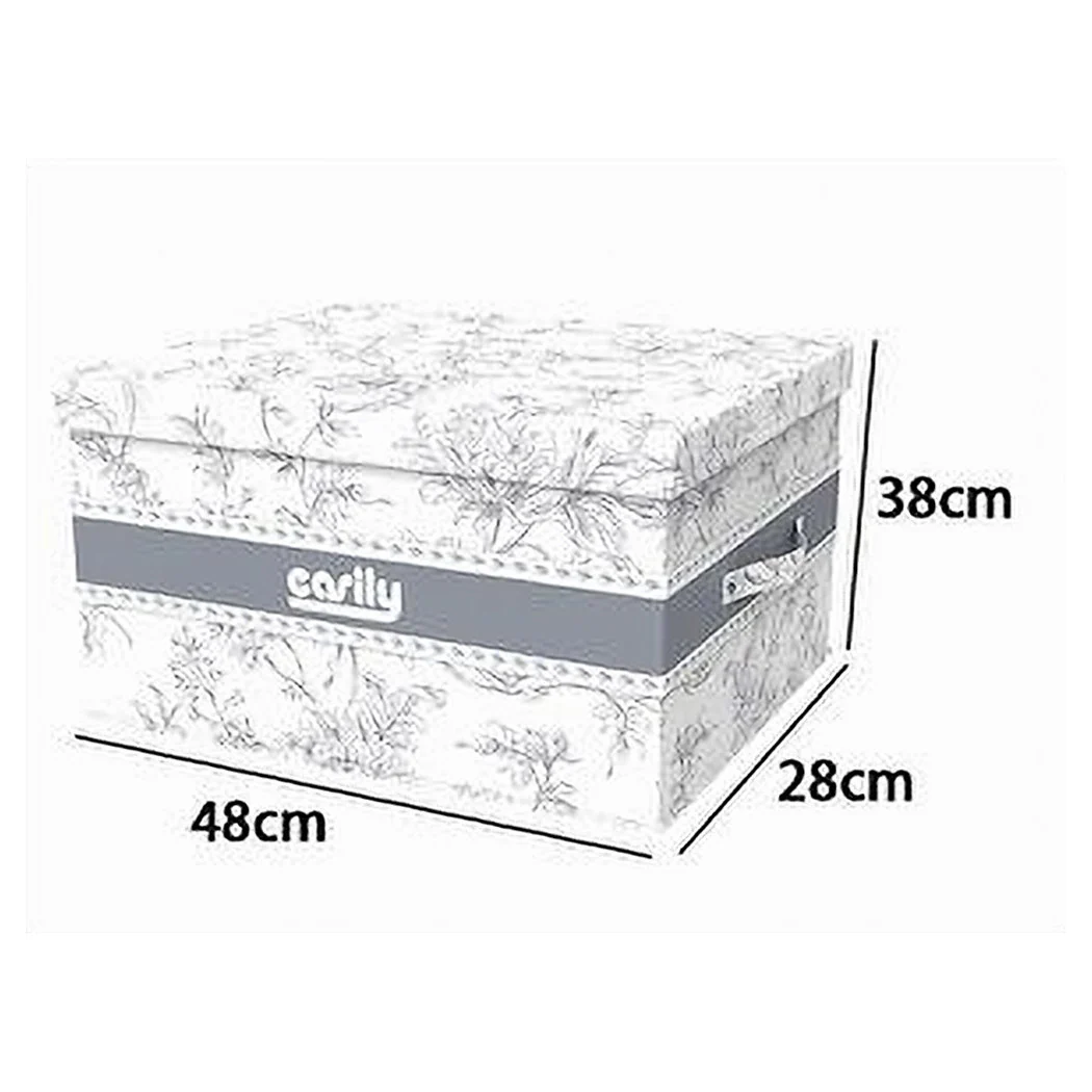 Box Rack Guardar caja Organizador de contenedores 48x38x28cm Fantasy 87322