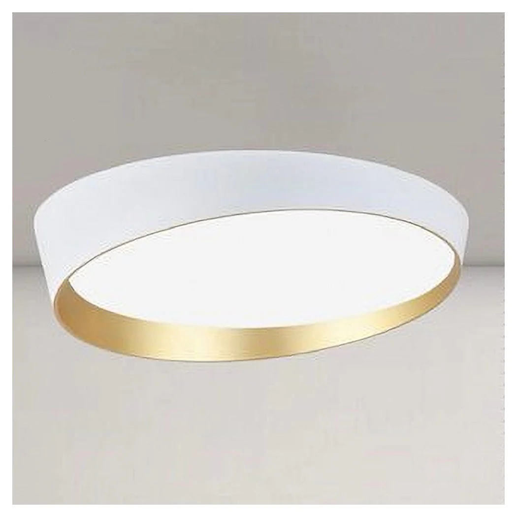 Luz de techo LED 68W Cinta redonda de araña de oro blanco Luz de frío 32767