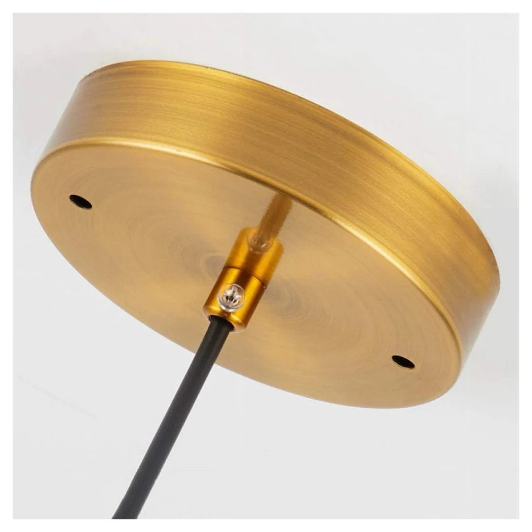 Lámpara de suspensión de oro ovalada con bola de vidrio E27 Minimal Minimal 32835